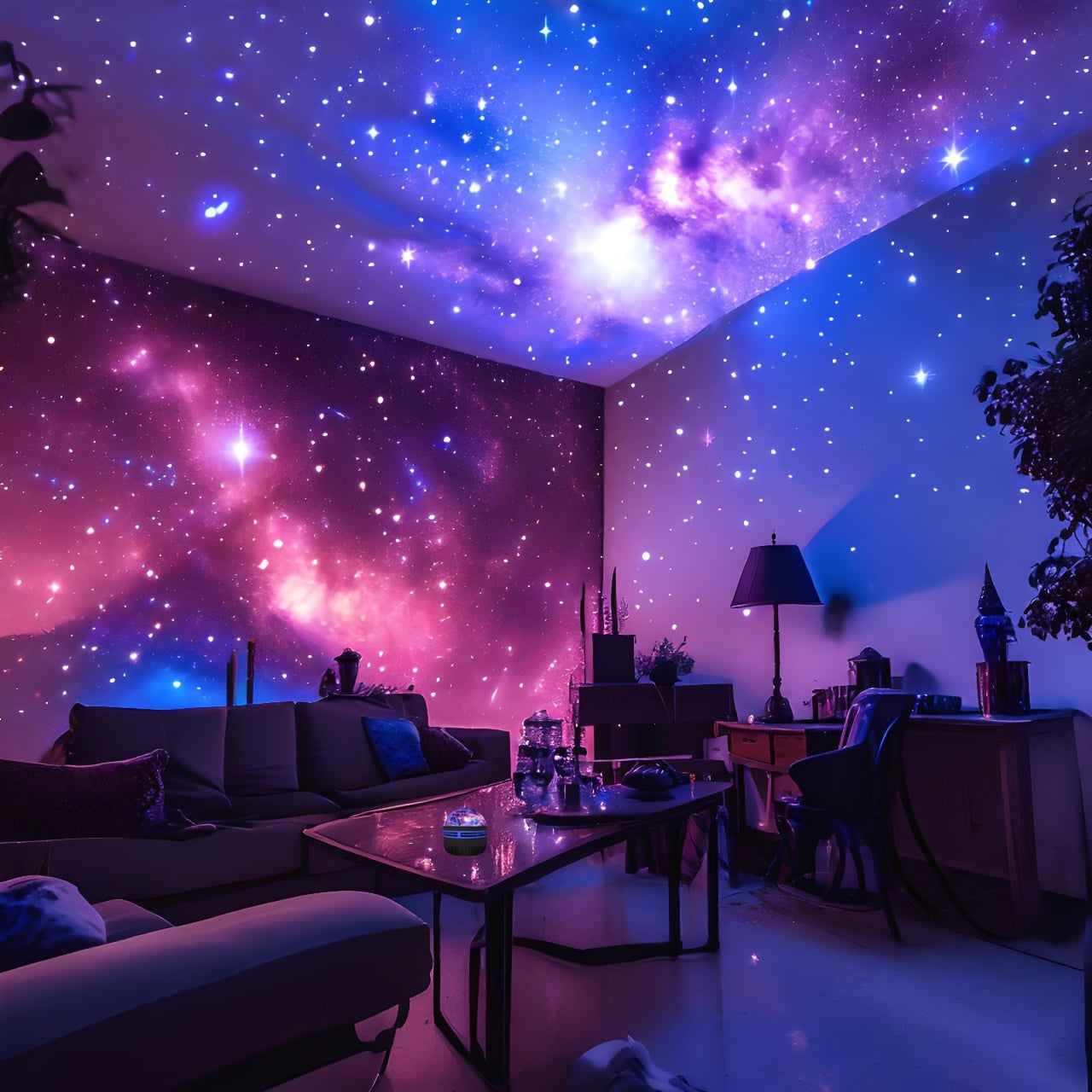 7 Farben LED Projektor Galaxy Licht