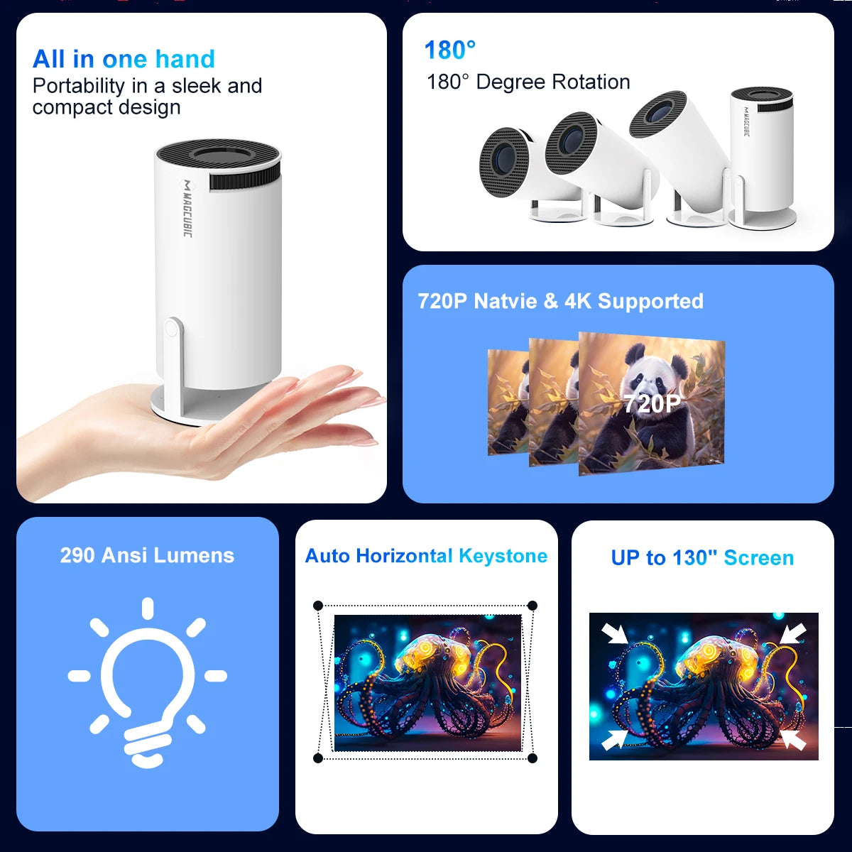 HY300 Pro 4K Projektor